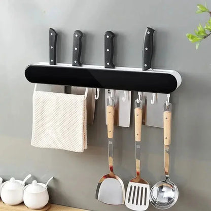 Multifunctional Knife Holder Wall Mount Block Storage