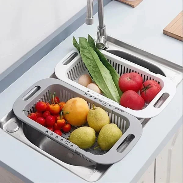 New Adjustable Dish Drainer on the Sink