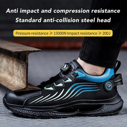 Smash and Stab Resistant Work Safety Shoes