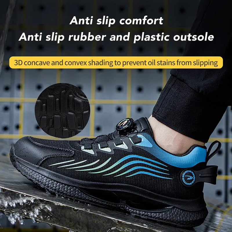 Smash and Stab Resistant Work Safety Shoes