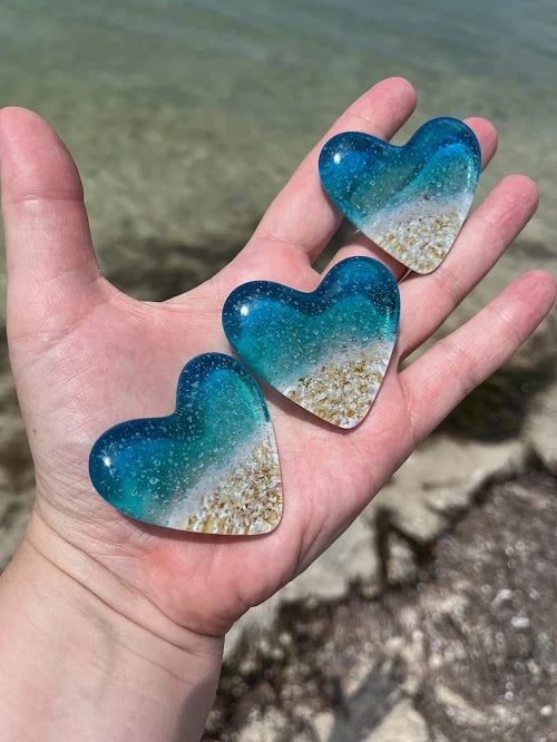 Glass Beach Pocket Heart