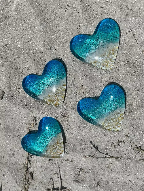 Glass Beach Pocket Heart