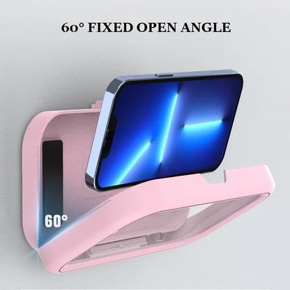 Waterproof Shower Wall Mounted 360° Rotation Angle Adjustable Phone Holder