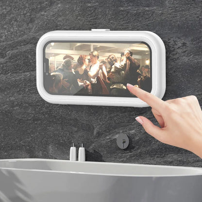 Waterproof Shower Wall Mounted 360° Rotation Angle Adjustable Phone Holder