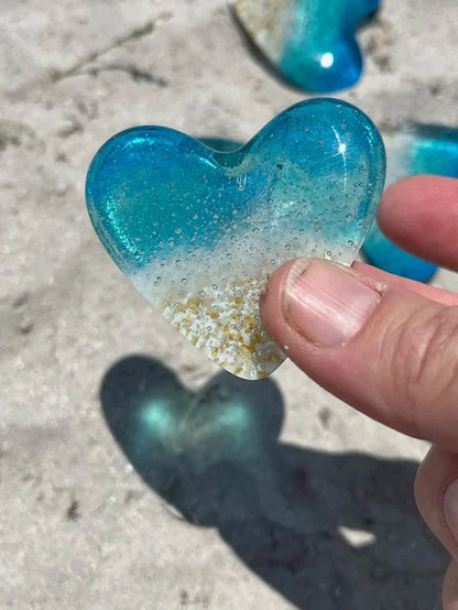 Glass Beach Pocket Heart