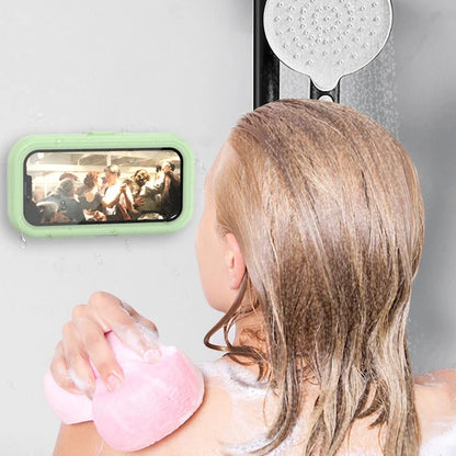 Waterproof Shower Wall Mounted 360° Rotation Angle Adjustable Phone Holder