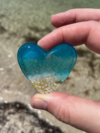 Glass Beach Pocket Heart