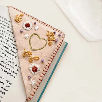 PakhrinSupply™ Personalized Hand Embroidered Corner Bookmark